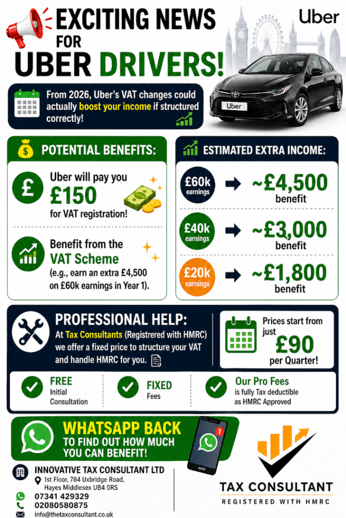 Tax and Accounting Services (Uber Drivers )