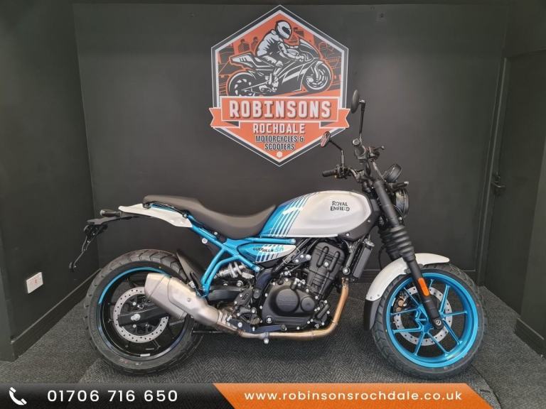 ROYAL ENFIELD GUERRILLA Now available on 5.9% APR HP and PCP.
