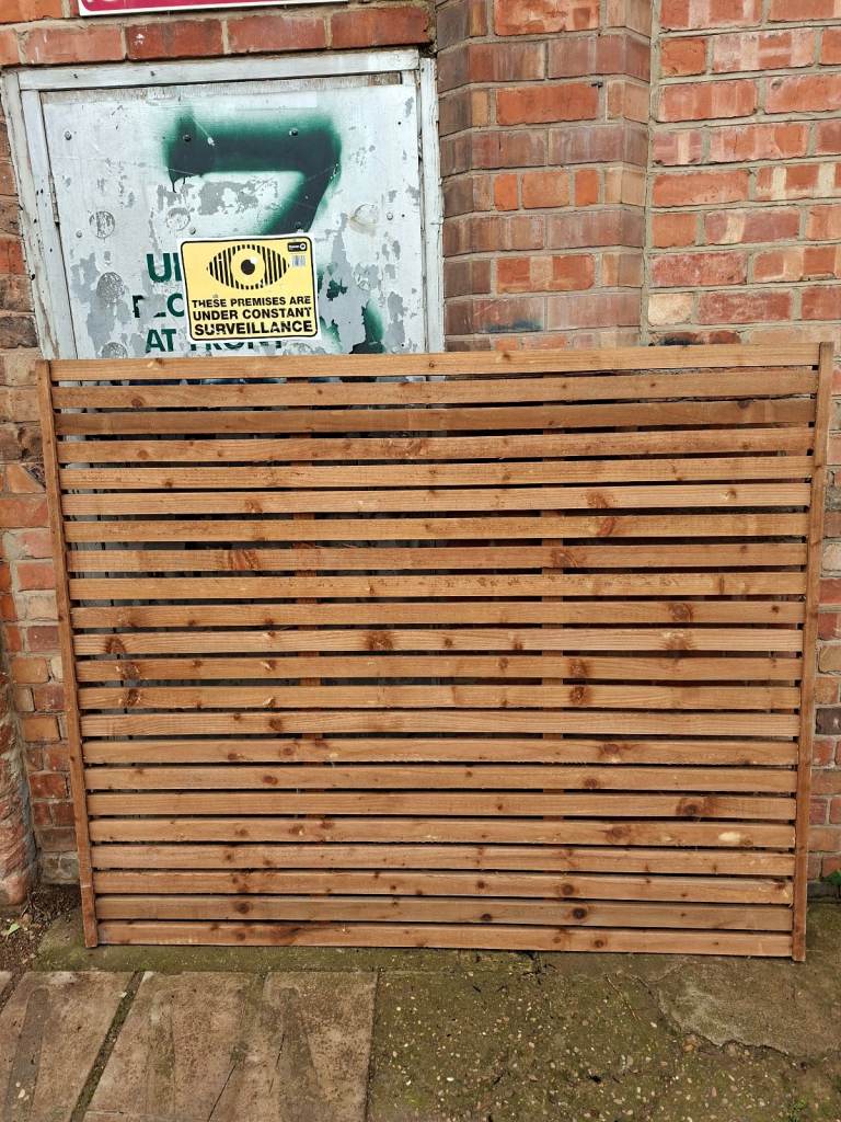 6x5 contemporary fence panel 
