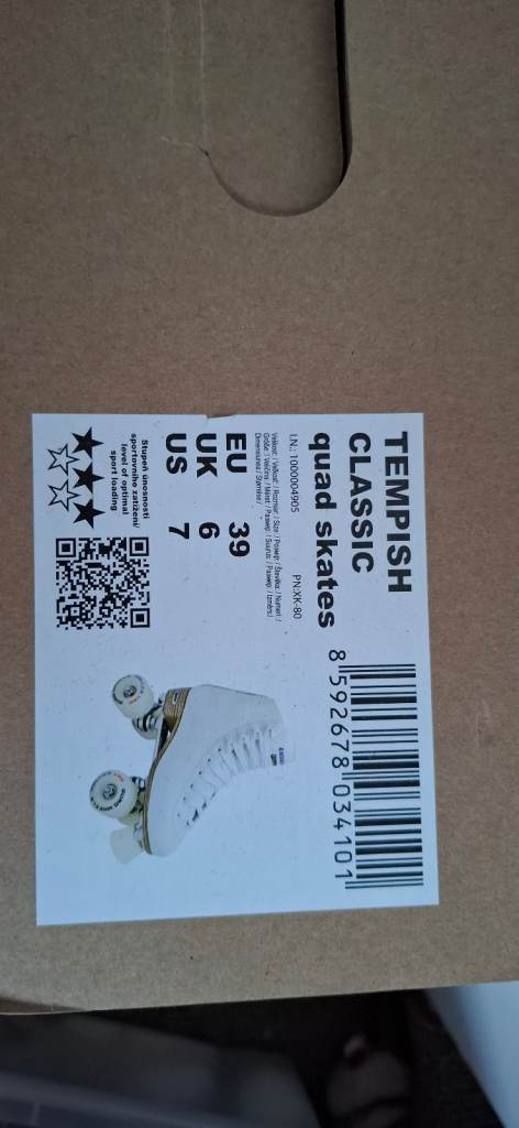 Tempish UK size 6 women roller skates