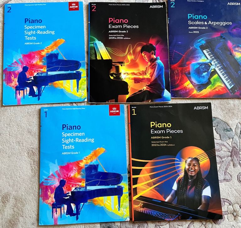 ABRSM piano exam books