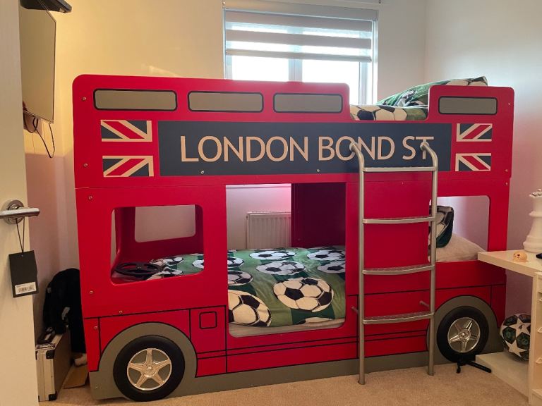 Kids London Double Decker Bus Bed