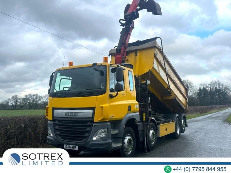 DAF CF 400 8 X 2 Steel Tipper with Grab