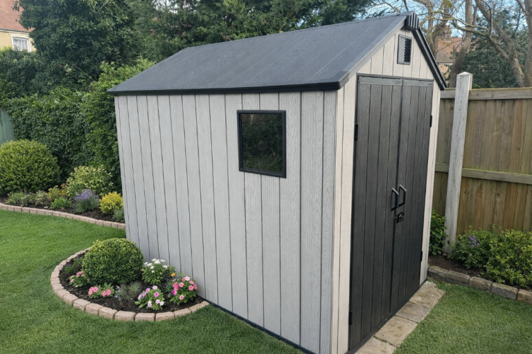 6x8 Garden shed apex plastic, resin, strong and high quality