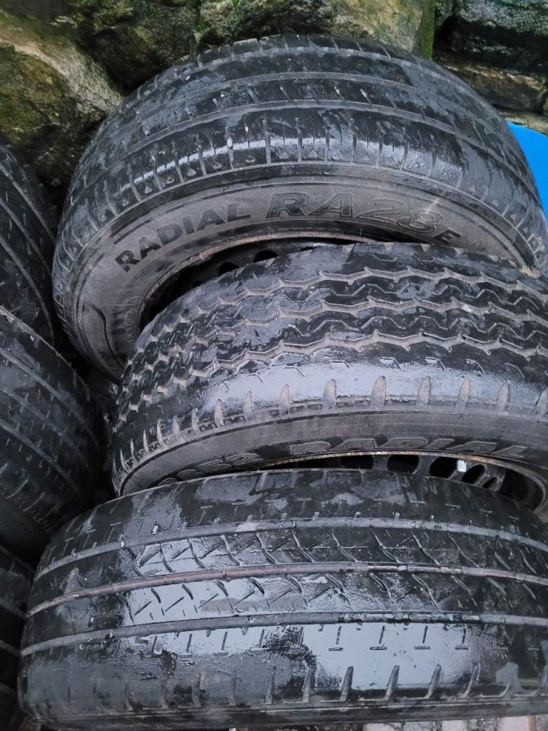 14x vw Transporter T5 T6 van wheels and 205 65 16c tyres 