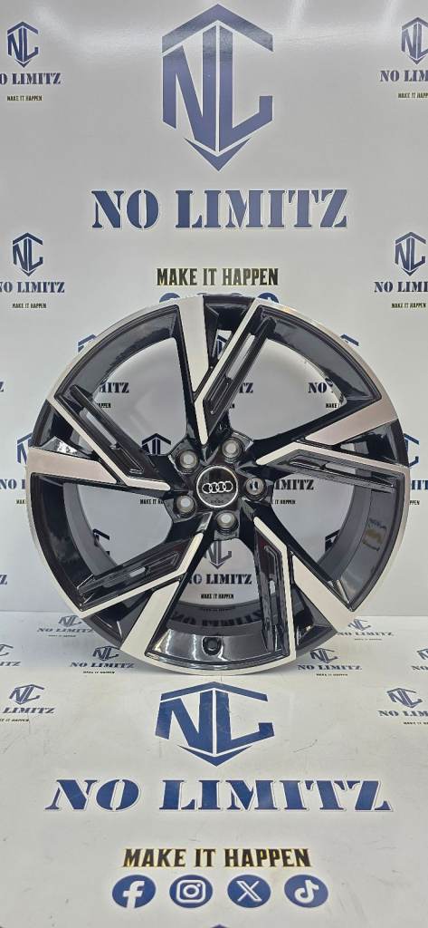 SET OF 4 BRAND NEW AUDI 19" RS6 RS7 A3 A4 A5 A6 S3 S4 S5 S6 STYLE ALLOY WHEELS 5x112 DIAMOND CUT