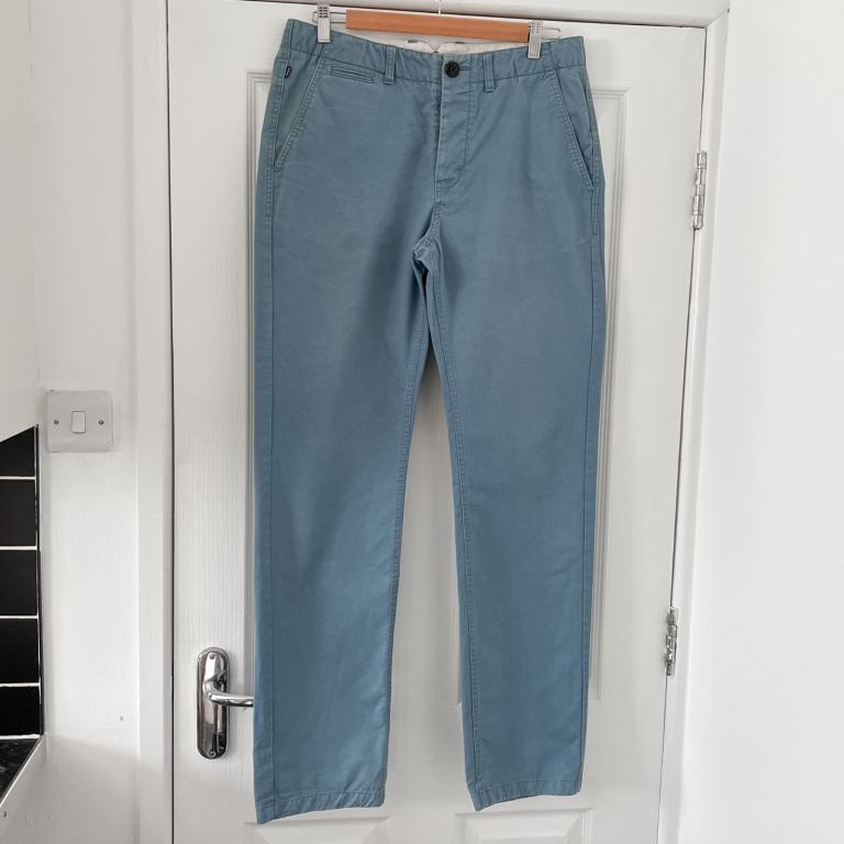 Aigle Blue Chinos Size 32 (34-inchwaist)