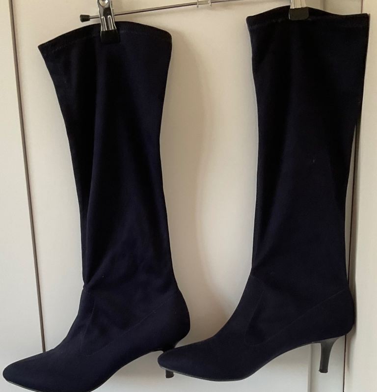 Ladies blue boots