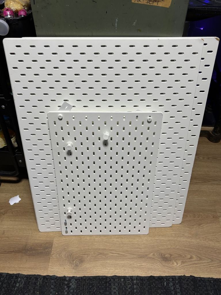 IKEA skadis pegboards x4