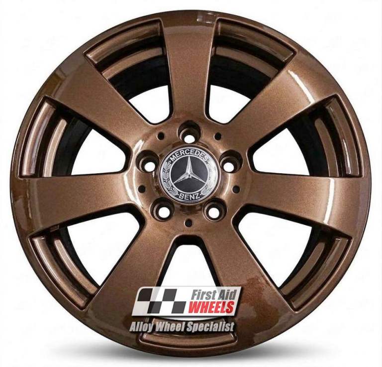R334BR Swap MERCEDES C CLASS C205 W205 S205 4X 16'' GENUINE 7 SPOKE GLOSS BRONZE ALLOY WHEELS