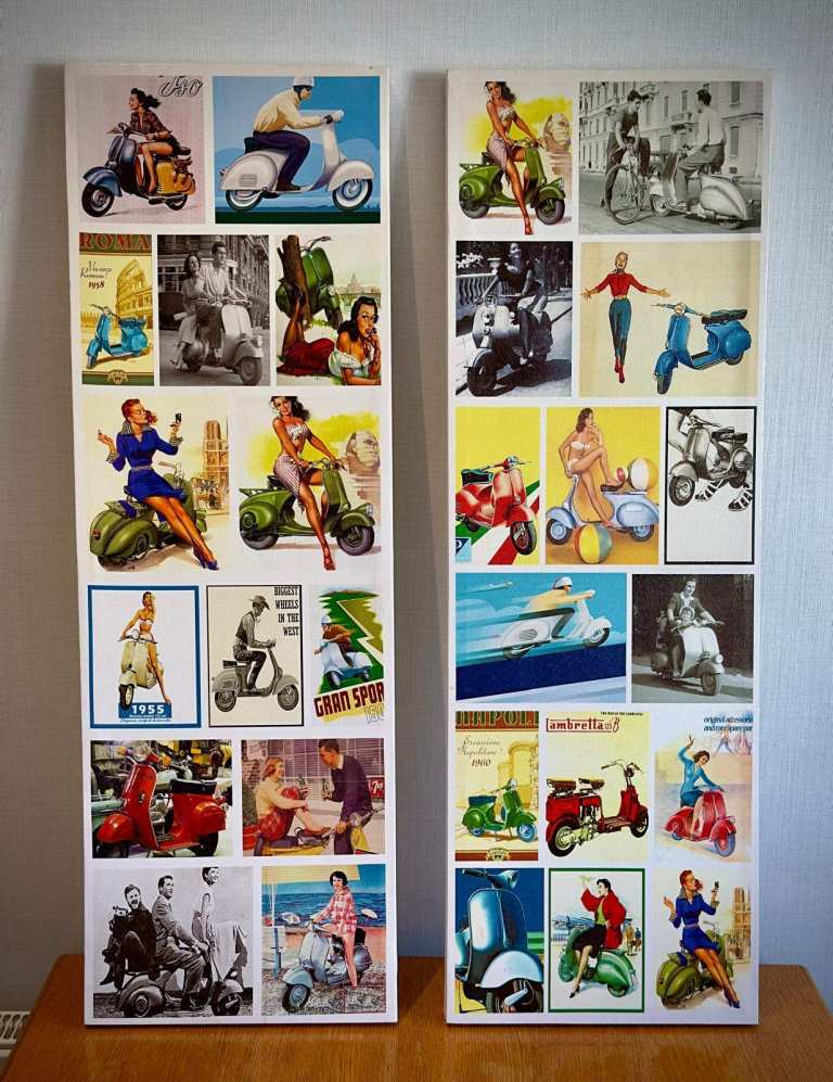 Vespa Retro 1960's prints