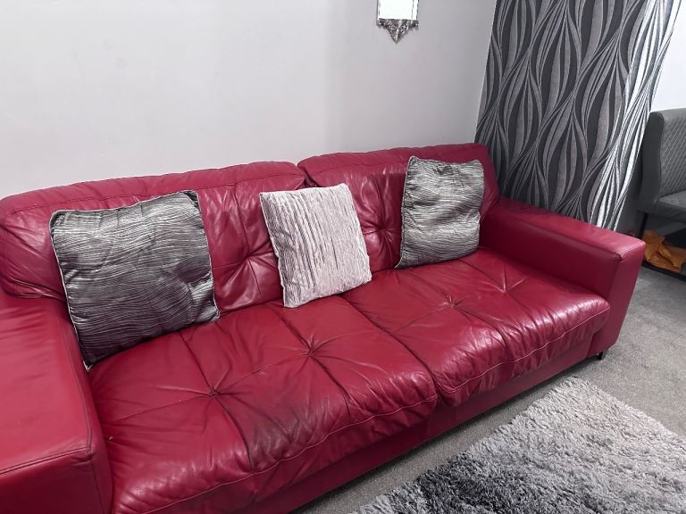 DFS Leather Sofa Set FREE 
