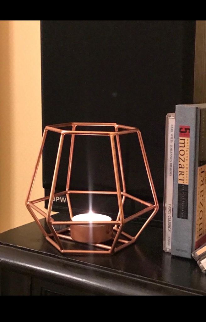 Lamp shade and candle holders 