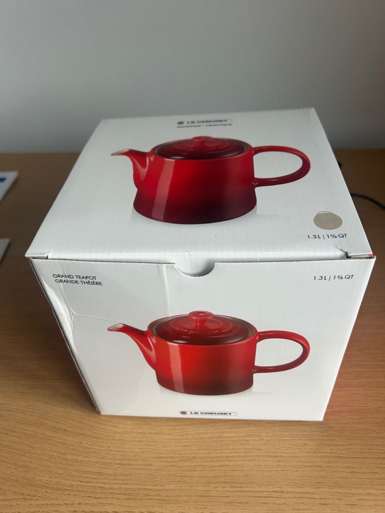 Le Creuset Grand Teapot 1.3L – New, White