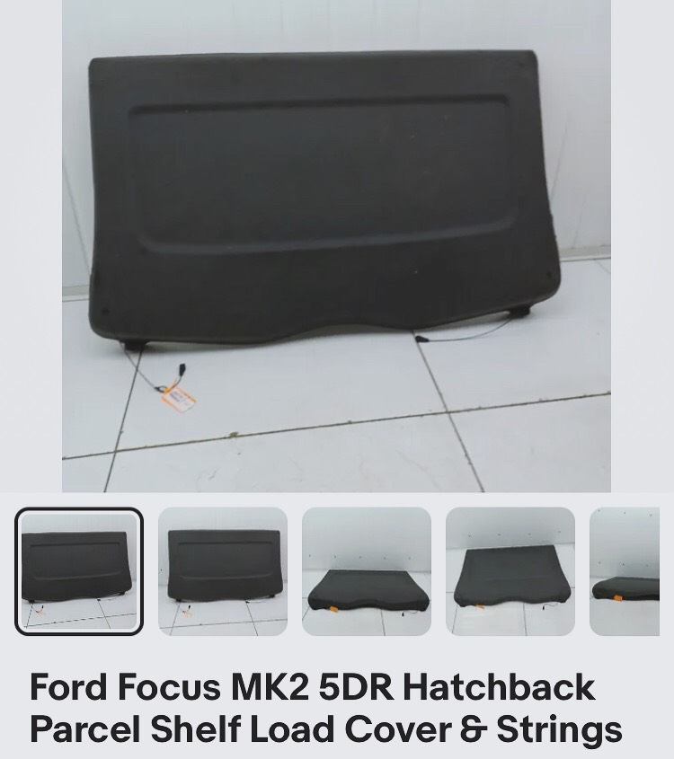 Ford Focus. Parcel shelf. 2011  - 2013. 