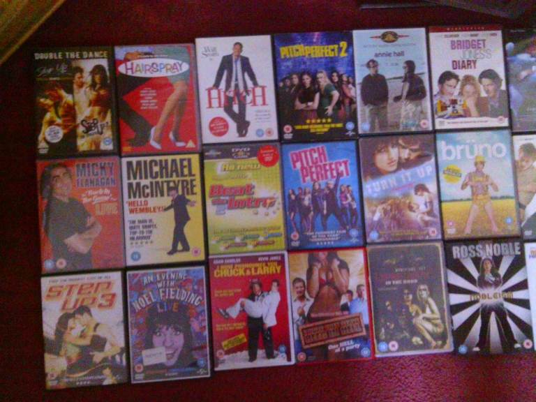 39 VARIOUS DVD COMEDY FISHING DRAMA LEE EVANS ROSS NOBLE STEP UP 1-4 BRIDGET JONES LEPRECHAUN BOOTY