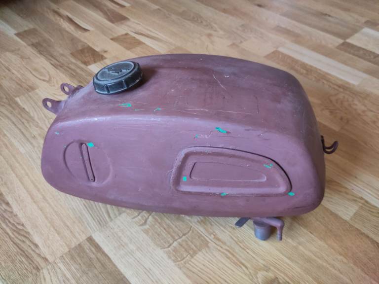 Voskhod motorcycle fuel / petrol tank with fuel tap and cap