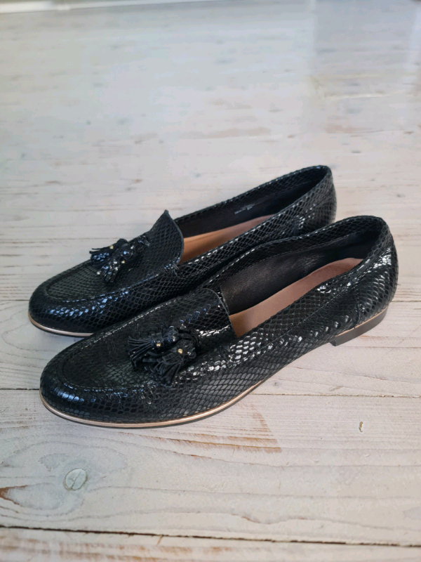 Office real leather loafers