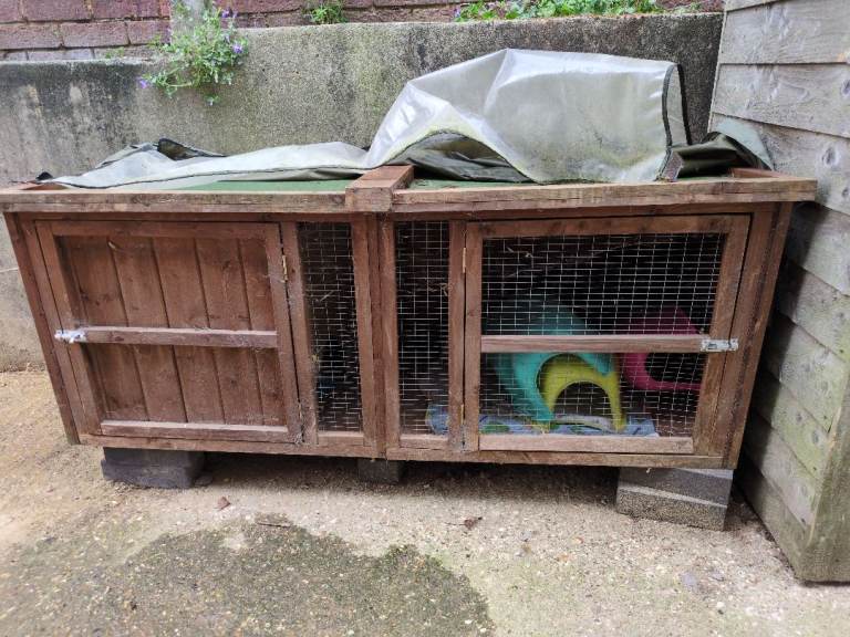 Hutch for pet rabbit or guinea pigs