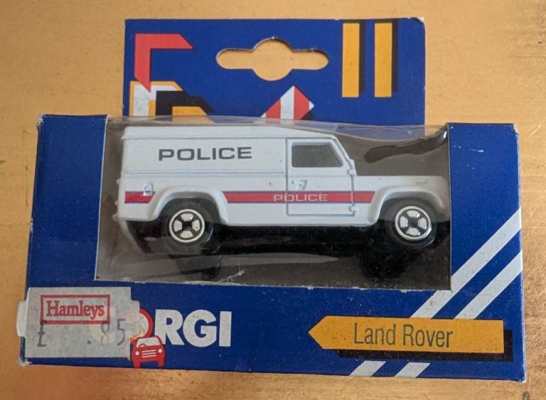 Corgi Land Rover - Police - Very Rare Vintage BNIB