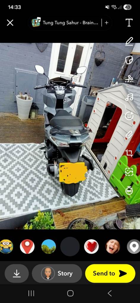 Sym jet X 125cc scooter 