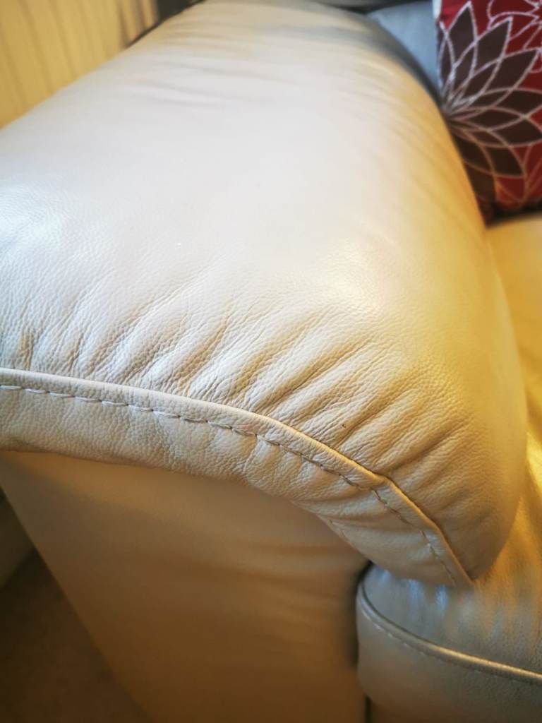 2 x 2 seater leather sofas 