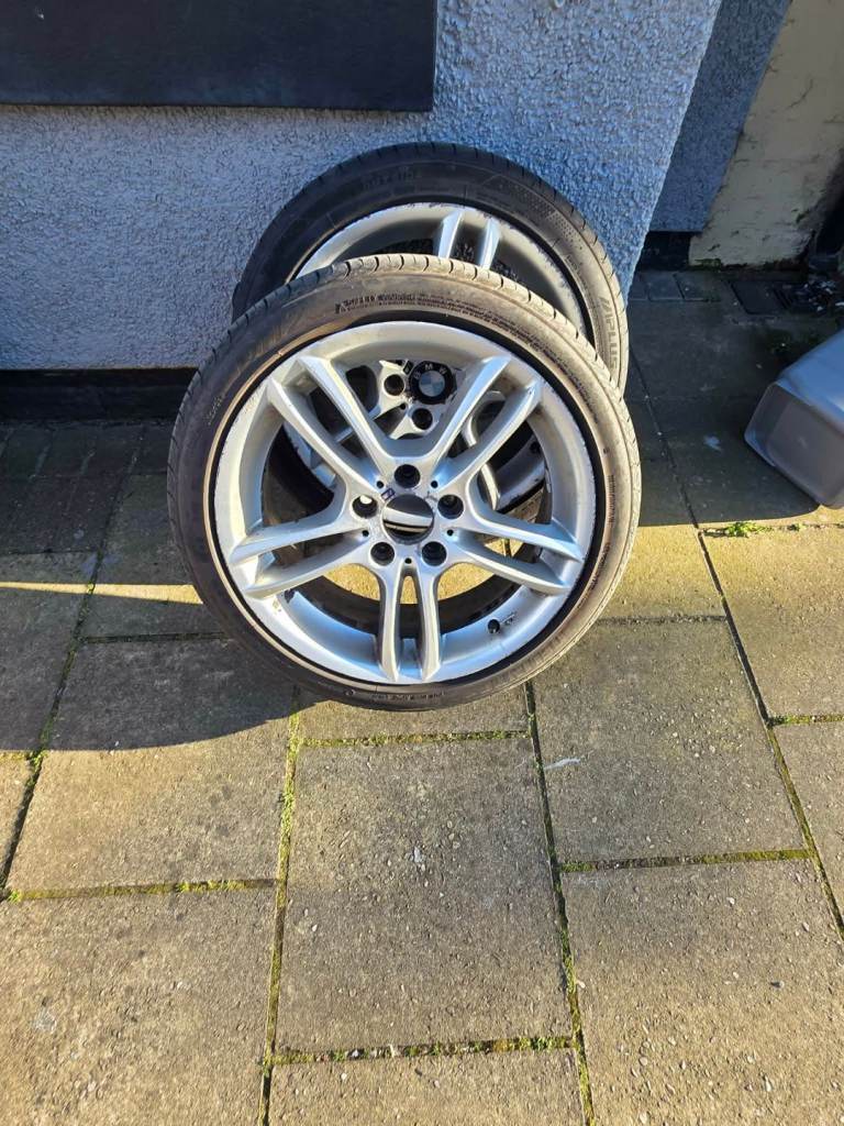 2 x bmw msport tyres and wheels