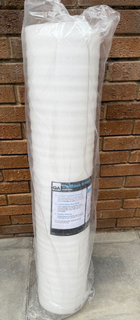QA UniBase Bronze Flooring Underlay Roll – New & Unused – Wickes