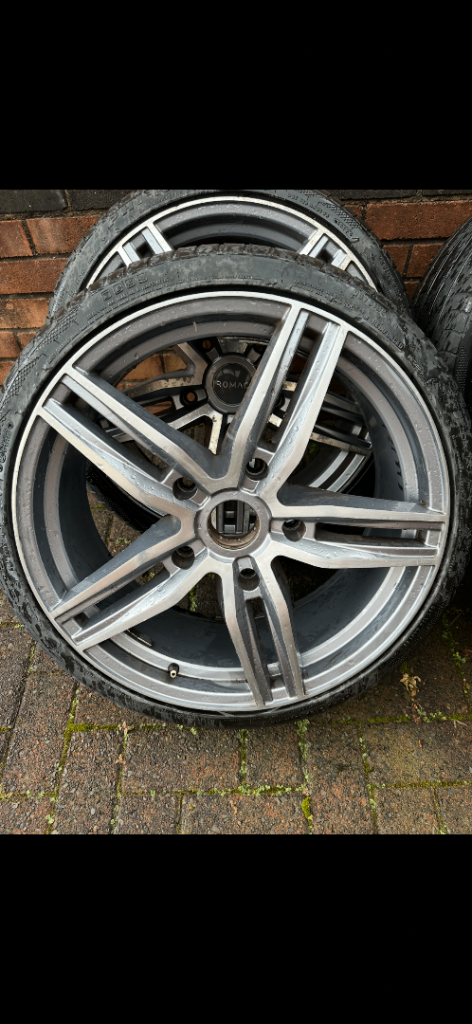 20” alloys wheels for transit custom 2015