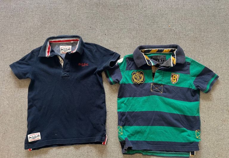 2 Age 4 Boys Polo Shirts (NEXT)