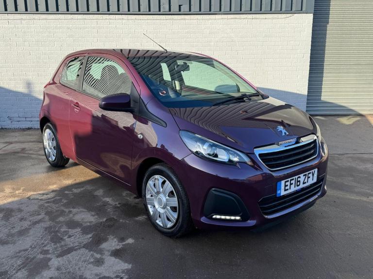 2016 Peugeot 108 1.0 Active Euro 6 3dr HATCHBACK Petrol Manual