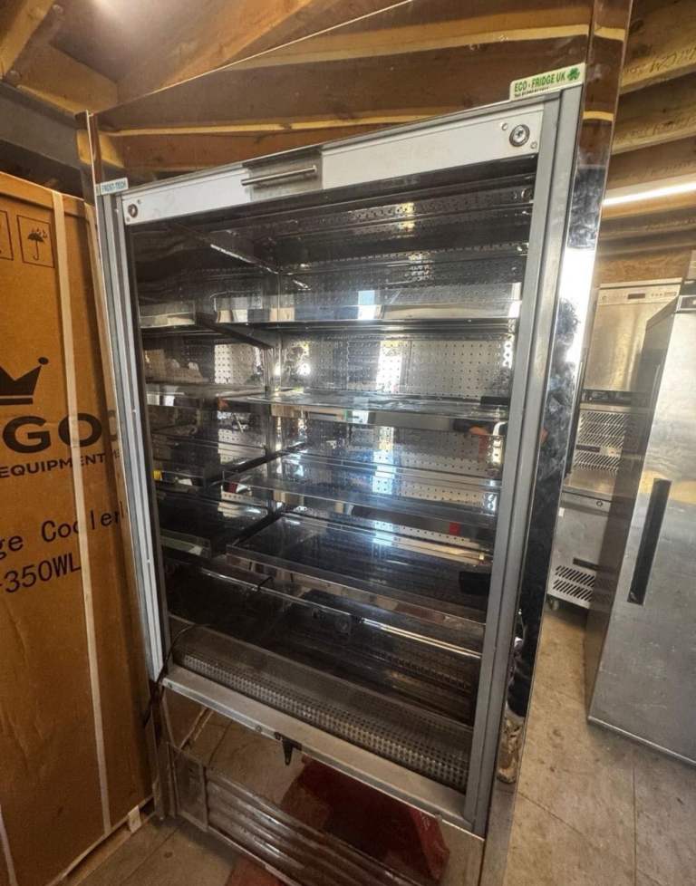 Commercial open display fridge cafe shop supermarket 