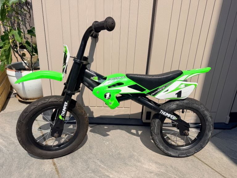 12 inch Moto X Motocross-Style Balance Bike