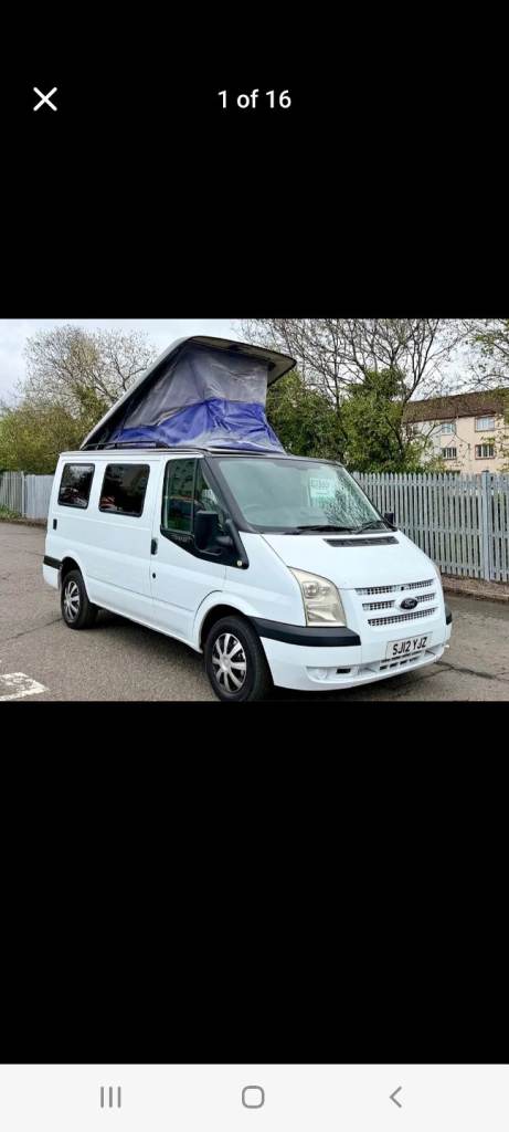 CAMPER VAN Ford, TRANSIT, Panel Van, 2012, Manual, 2198 (cc)