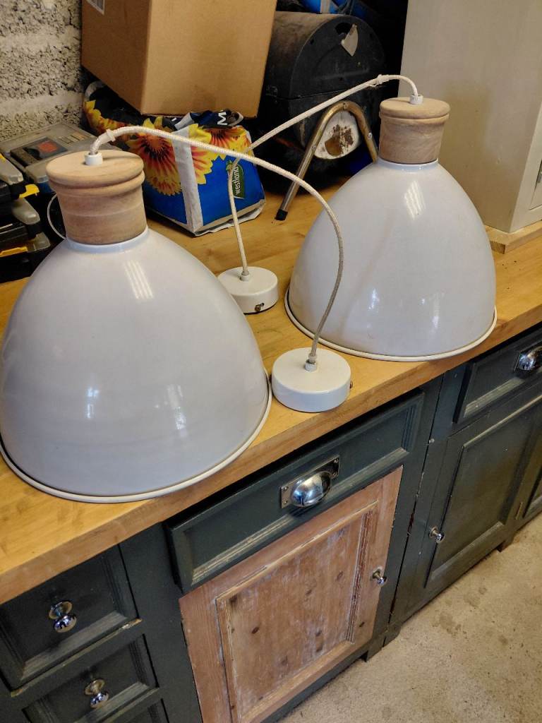 Ceiling lights x2 White