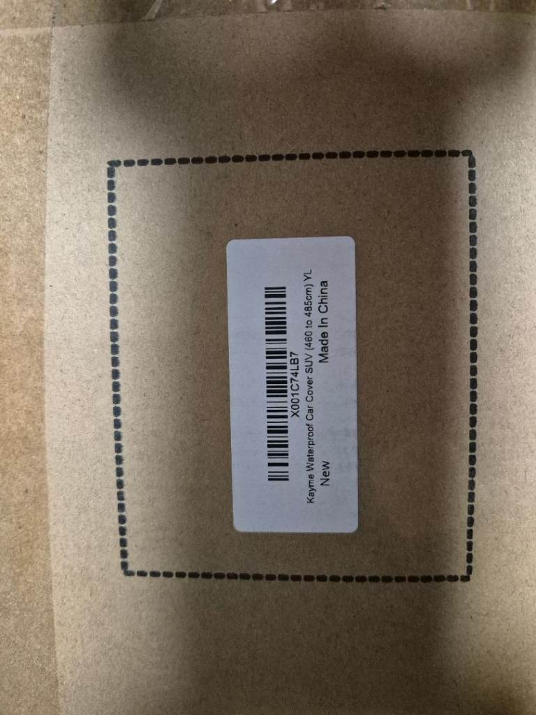 Weatherproof car cover