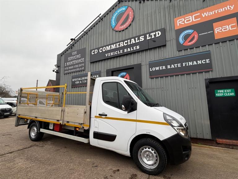 2019 Vauxhall Movano 2.3CDTI L3 R3500 Single Cab Dropside Tail Lift 39,000 Miles Euro 6  CHASSIS ...