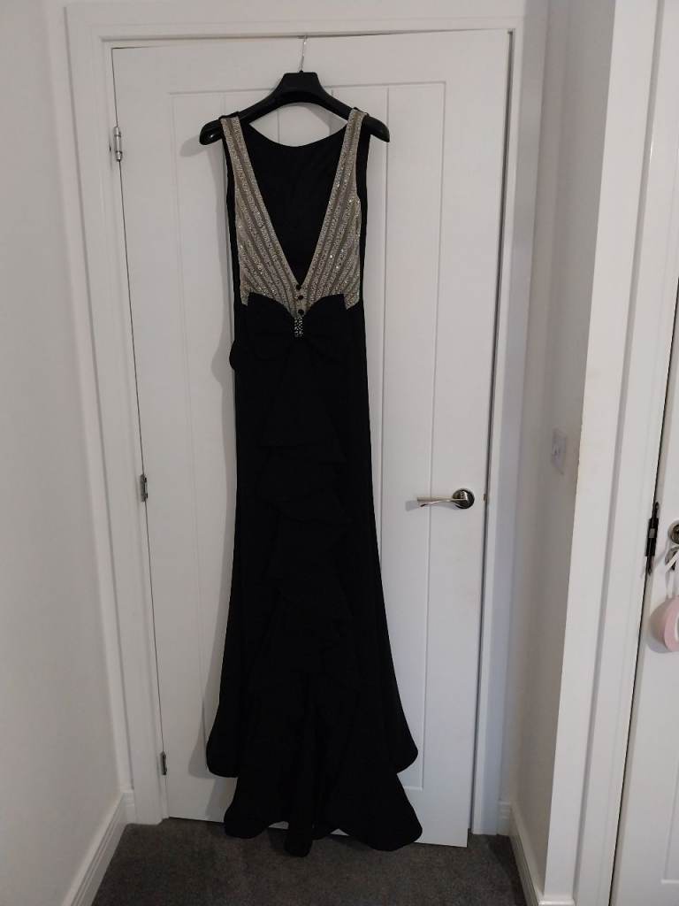Black Pia Michi Dress with Embellished back – Good Condition