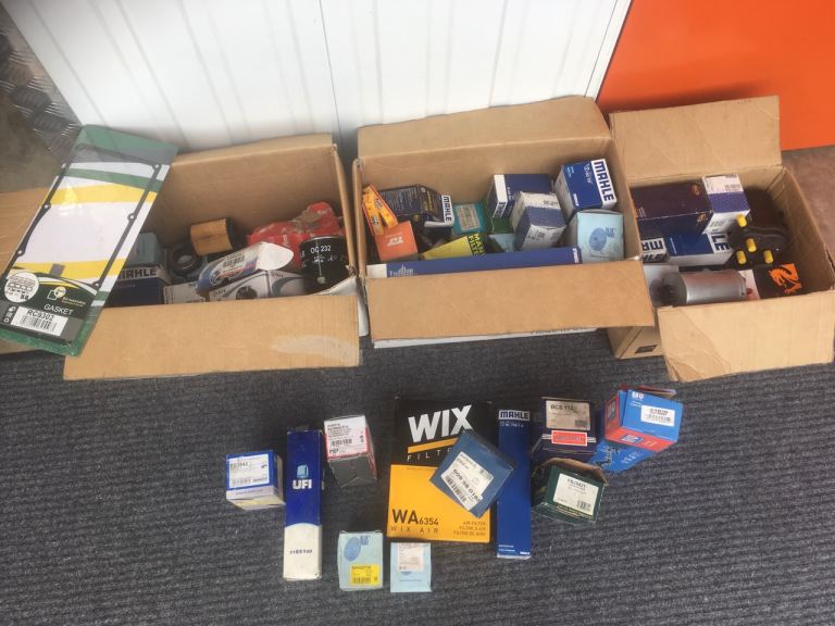 Job lot of oil filters, air filters, fuel filters & other car parts Cleveleys collection 