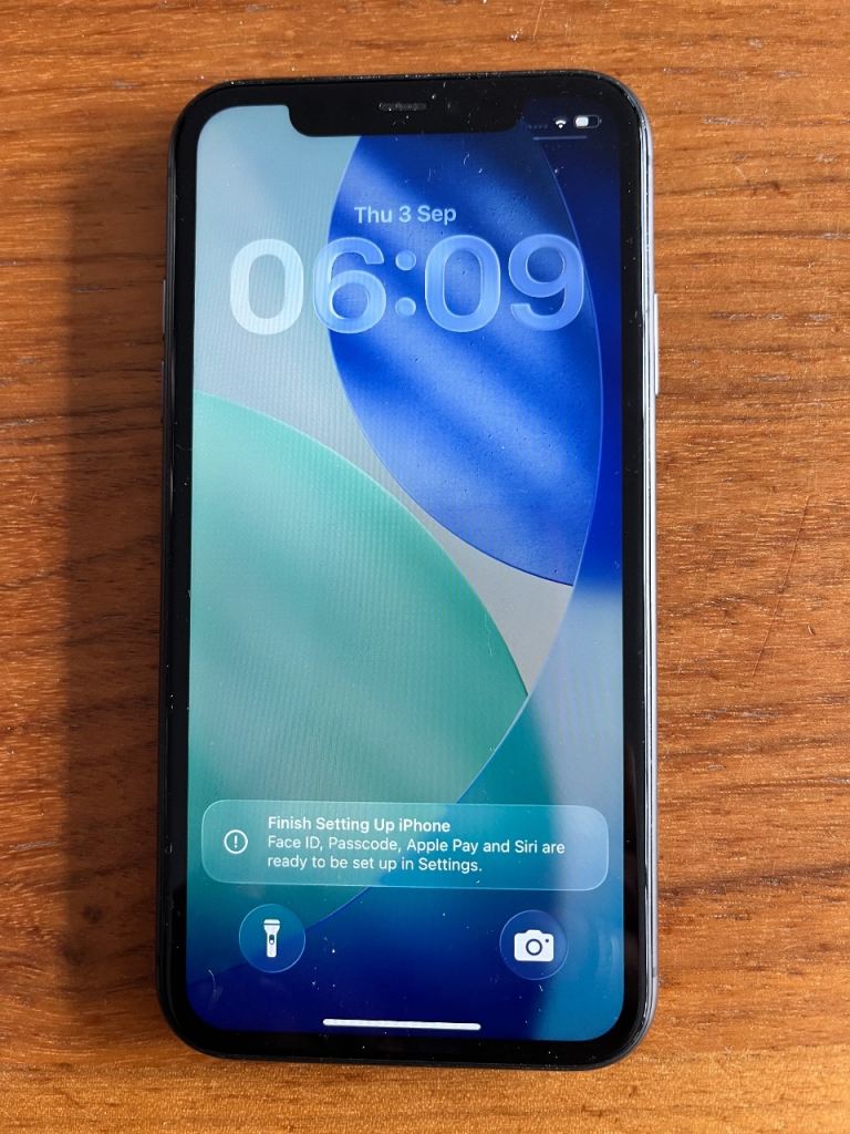 Black iPhone XR.