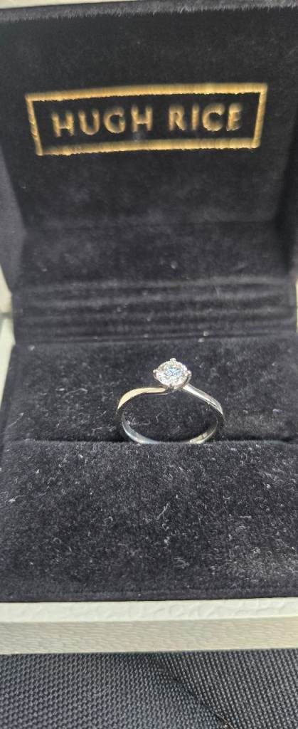 Diamond/ Platinum Ring 0.5