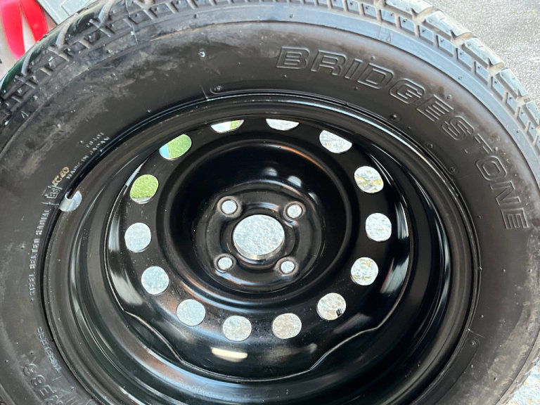 14” wheel and unused tyre 