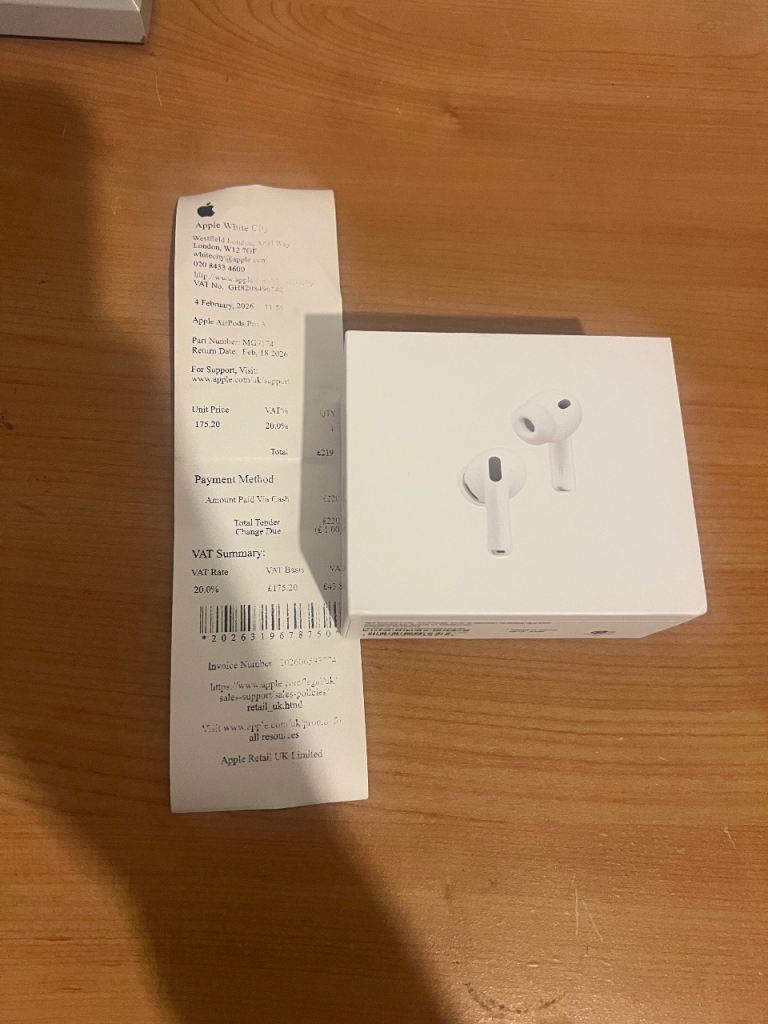Apple AirPods Pro 3 – Brand New, Sealed Box