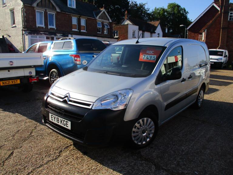 2018 Citroen Berlingo 1.6 BlueHDi 750Kg X 100ps L2 Crew Van Diesel Manual