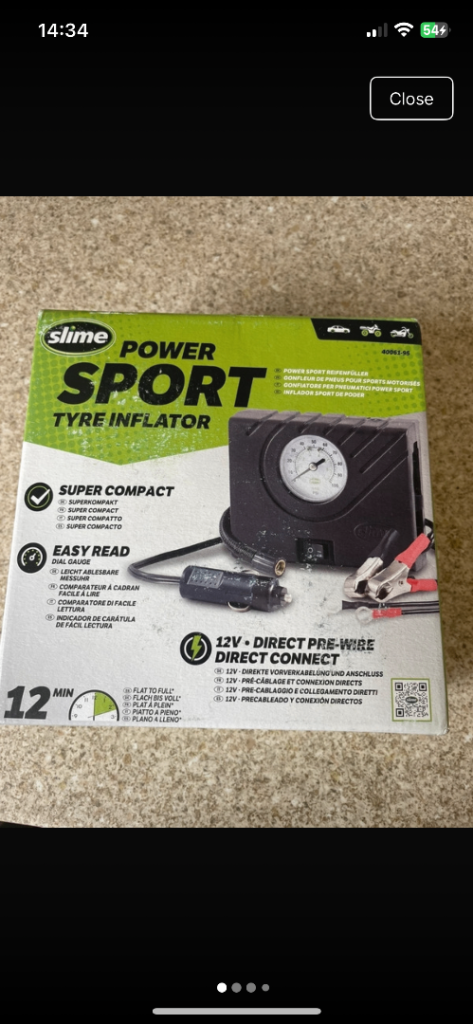 Tyre inflator 