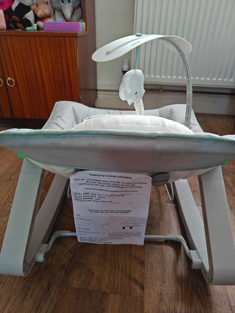 Kids2 Keep Cozy 3-in-1 Grow With Me Bounce & Rock Seat, £25.00 for Sale