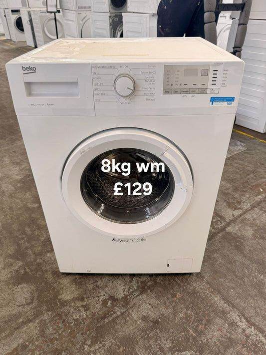 Beko 8kg washing machine 🌟 Free Delivery 🌟 120 Days Warranty 🌟 