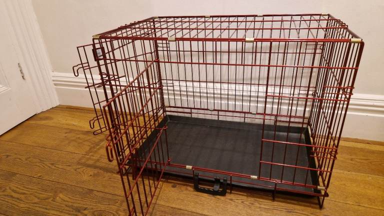 Large dog crate and cover