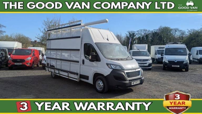 2021 Peugeot Boxer Glass Carrier / Frail Van L3 H3 Professional 140 PS Blue Hdi 335 With Air C Pa...