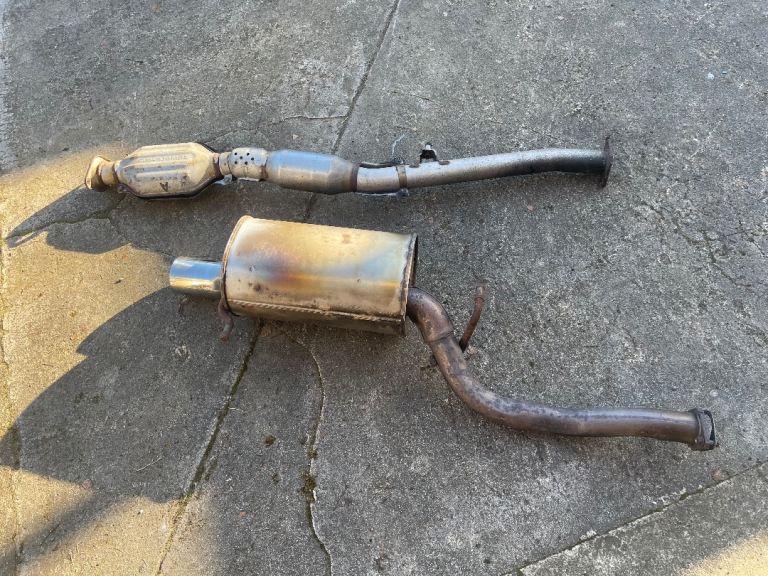 Subaru Impreza P1 prodrive STI cat back exhaust